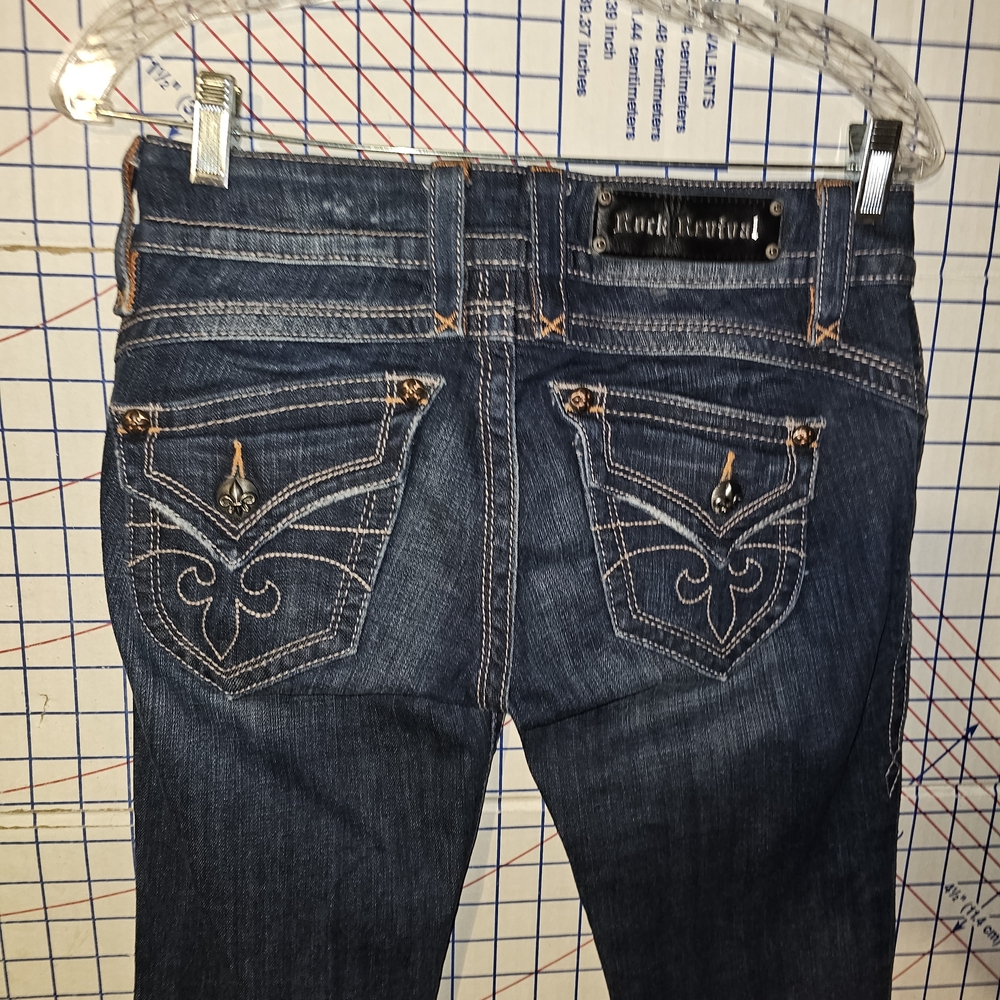 Rock Revival Dark Blue Boot Cut Jeans